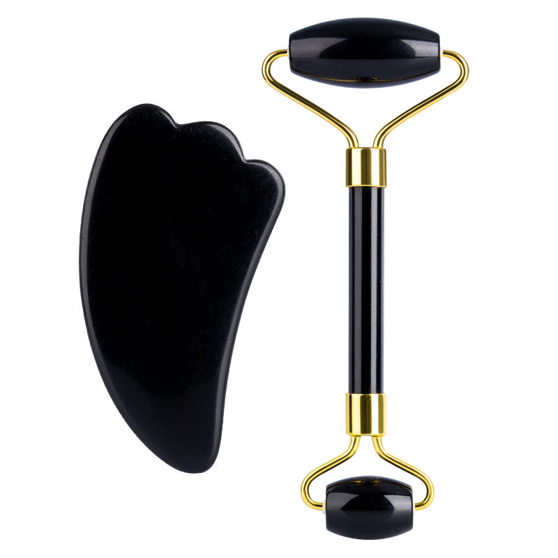 Natural Quartz Scraper & Gua Sha Set