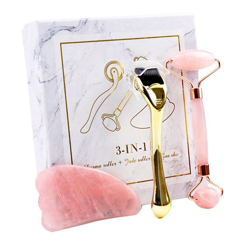Crystal Roller & Jade Spa-Set