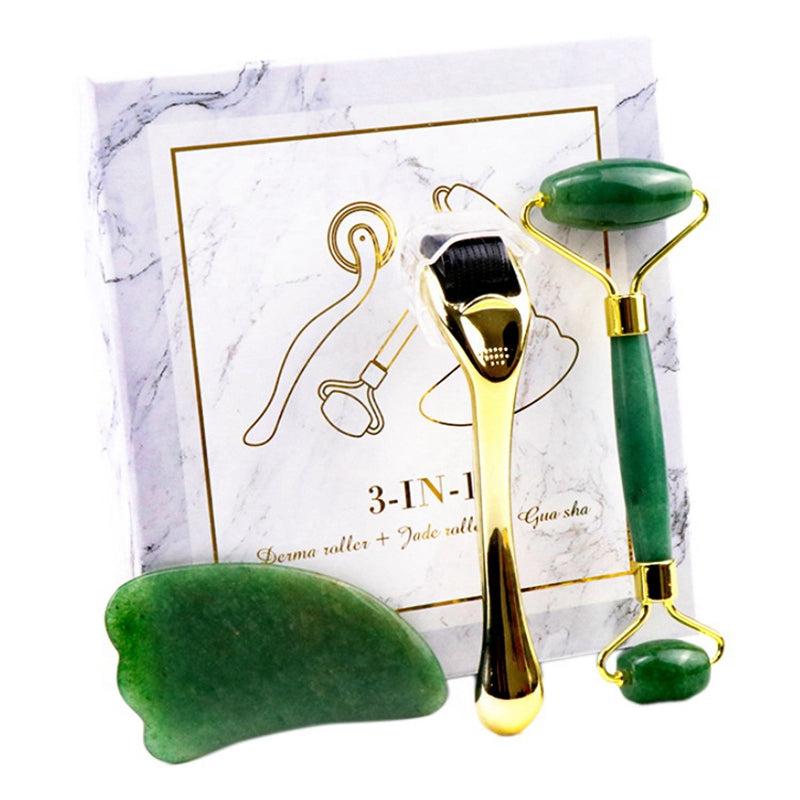 Crystal Roller & Jade Spa-Set