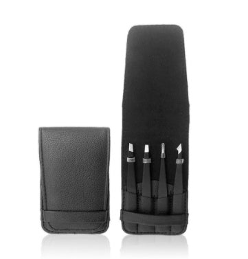 4-teiliges Augenbrauen Pinzetten Set