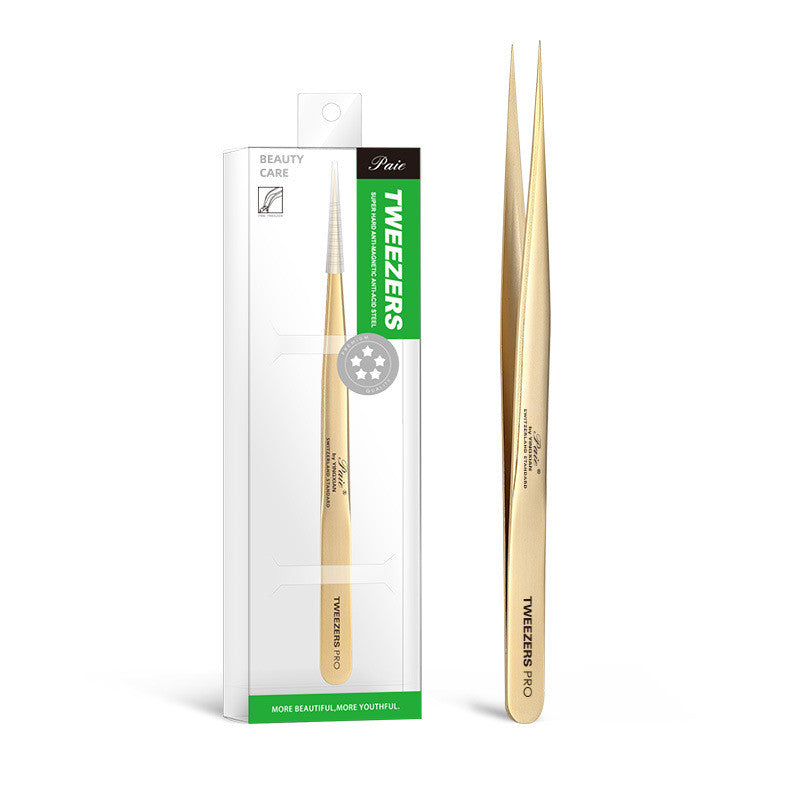 Pinzetten-Set mit Goldfeder-Design