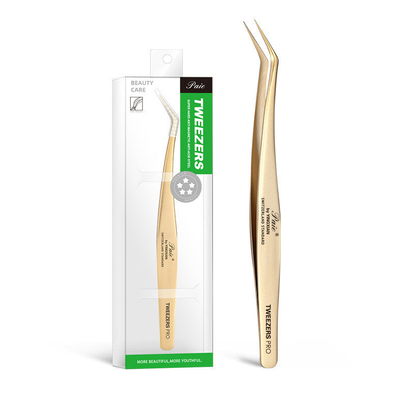 Pinzetten-Set mit Goldfeder-Design