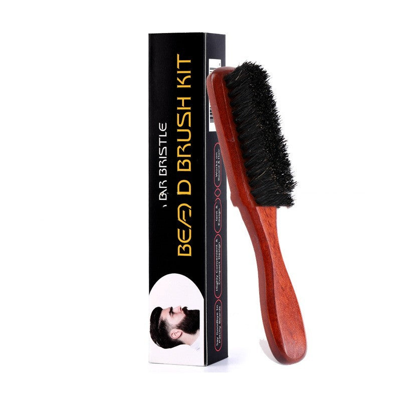 Premium Bartbürste mit Buchenholzgriff